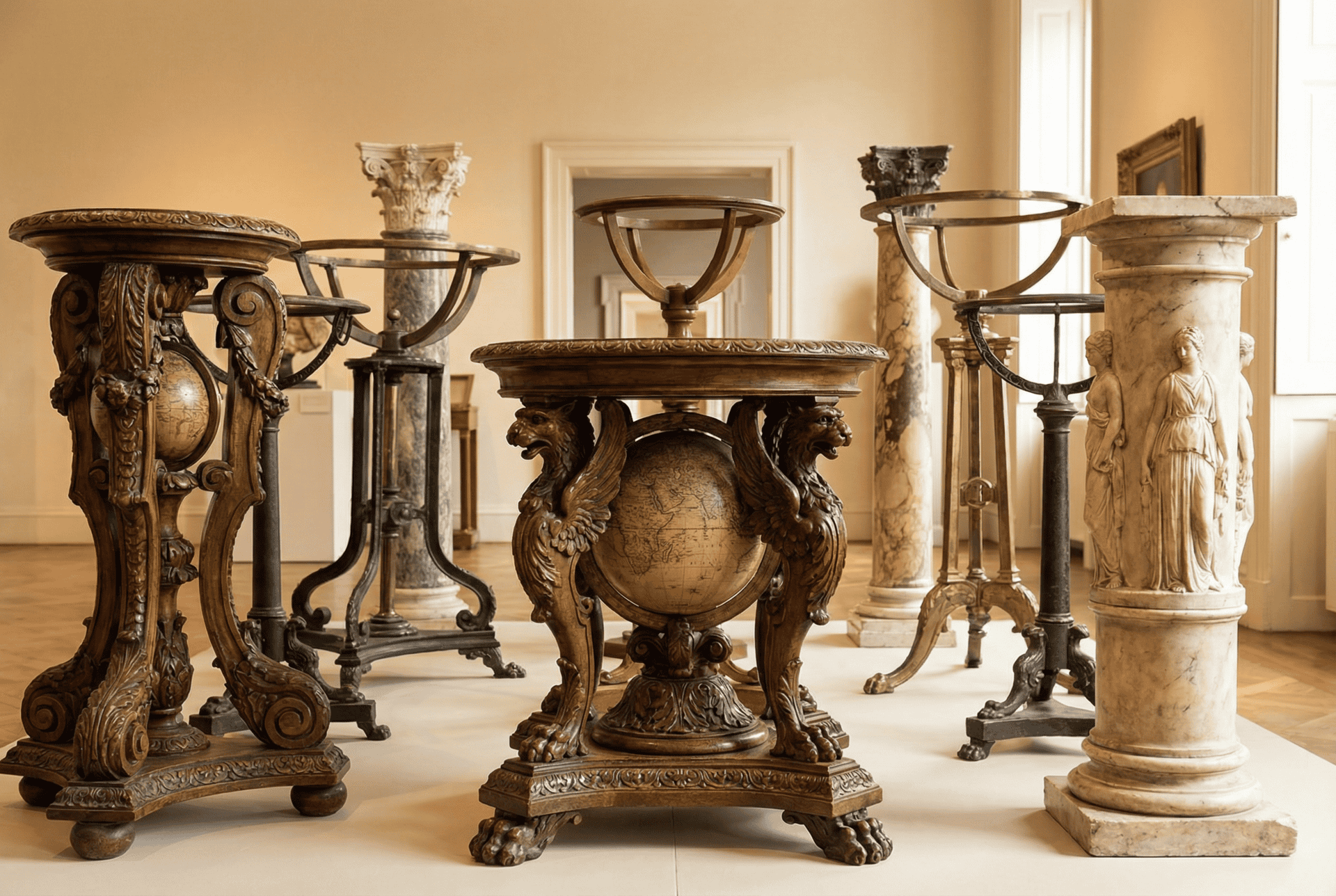 Media Exklusiv Faksimile : Startseite Media Exklusiv über die Ästhetik historischer Globussockel